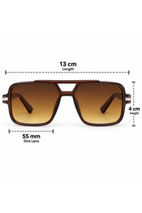 NWF-SUNGLS-LSG-6 Transparent Brown Amber Gradient 2