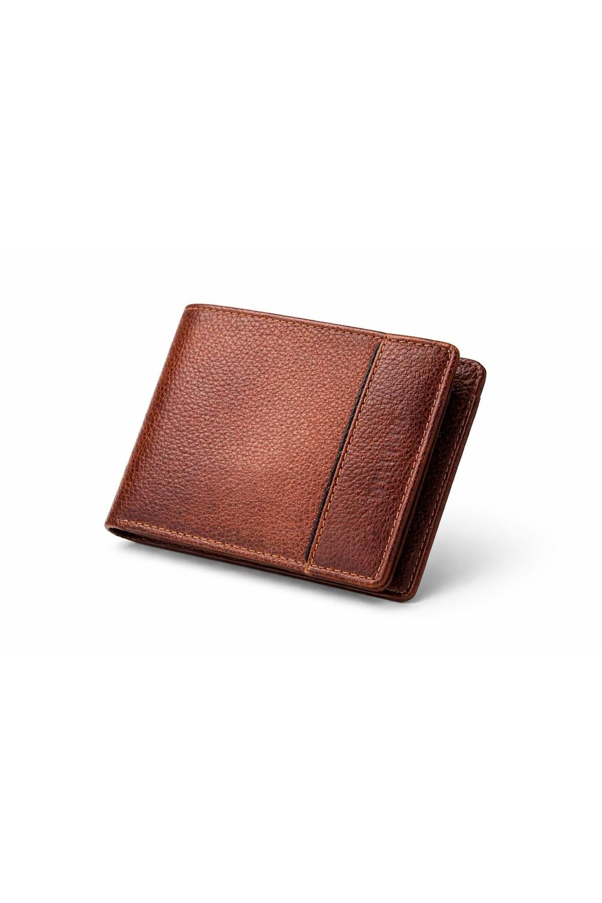 Genuine Leather Men’s Wallet – Bifold Wallet with Coin Pocket – Premium Leather Wallet for Men Secondary image