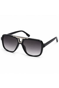 NWF-SUNGLS-LSG-41 Black Smoke Grey Gradient 1