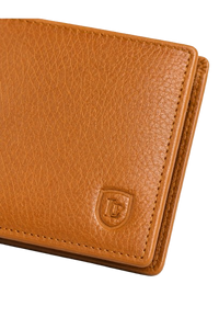 100% Genuine Leather Men’s Wallet – Premium Bifold with ID Window