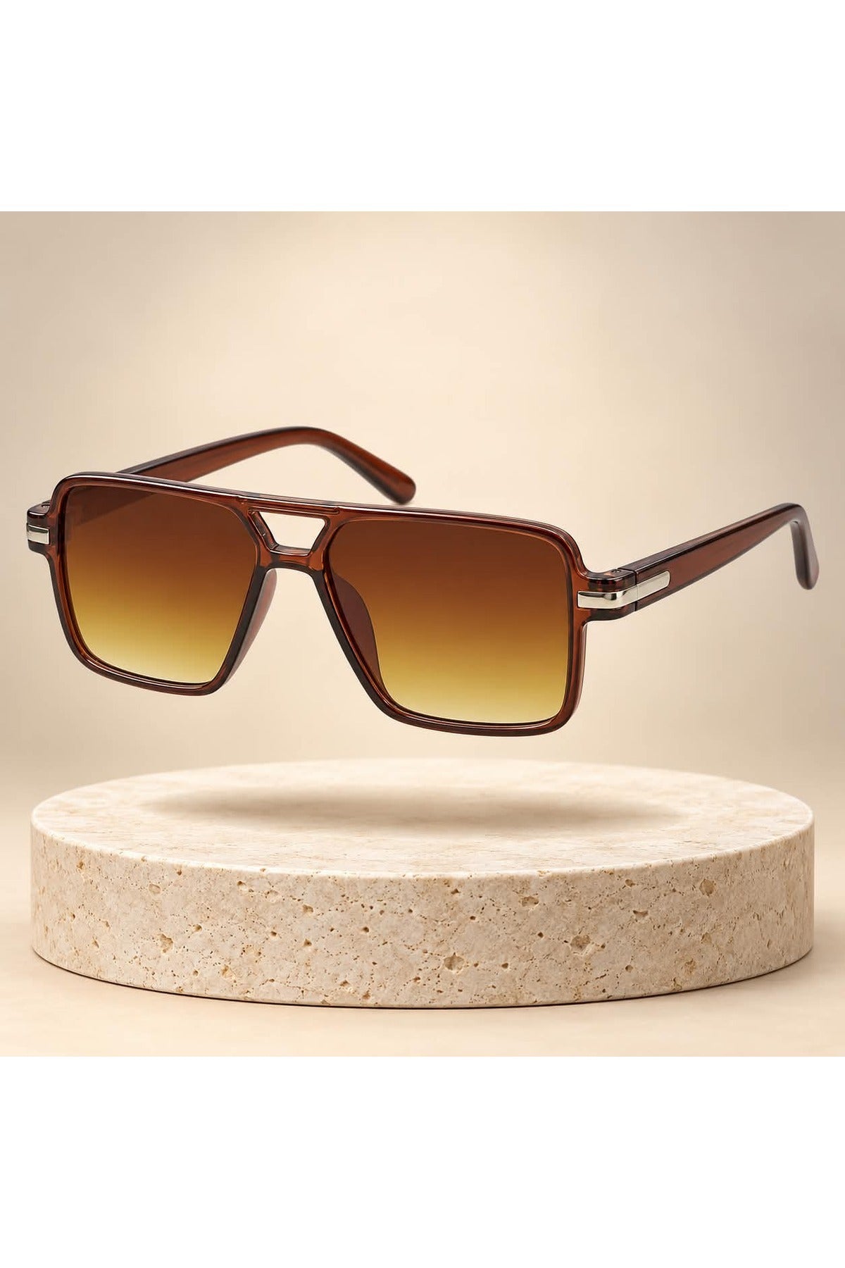 NWF-SUNGLS-LSG-7 Transparent Brown Amber 3