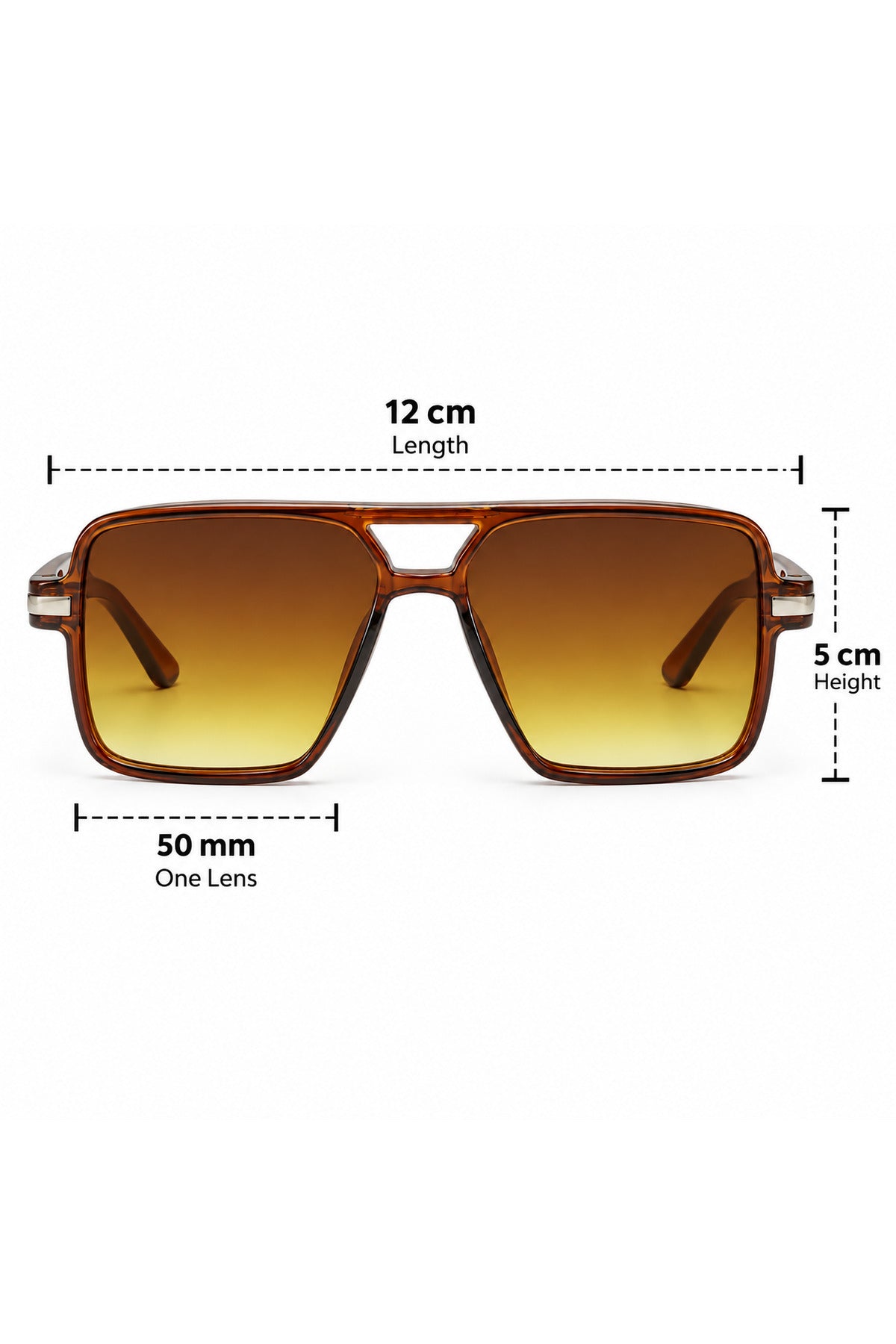 NWF-SUNGLS-LSG-7 Transparent Brown Amber 2