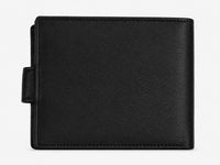 La Parazzo Premium Genuine Leather Men’s Wallet with Snap Closure, ID Window & Multi-Card Storage