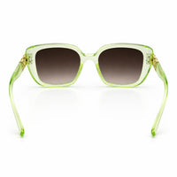 Premium Oversized Square Sunglasses for Women – Elegant Statement Frame with Gradient Lenses & Decorative Temple Detail