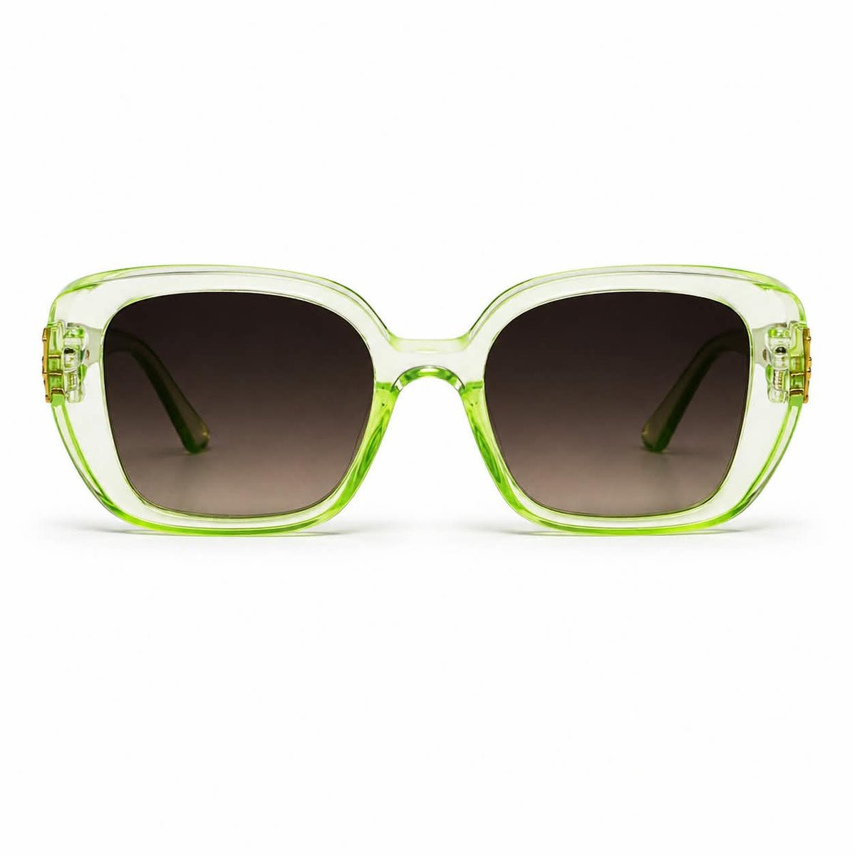 Premium Oversized Square Sunglasses for Women – Elegant Statement Frame with Gradient Lenses & Decorative Temple Detail