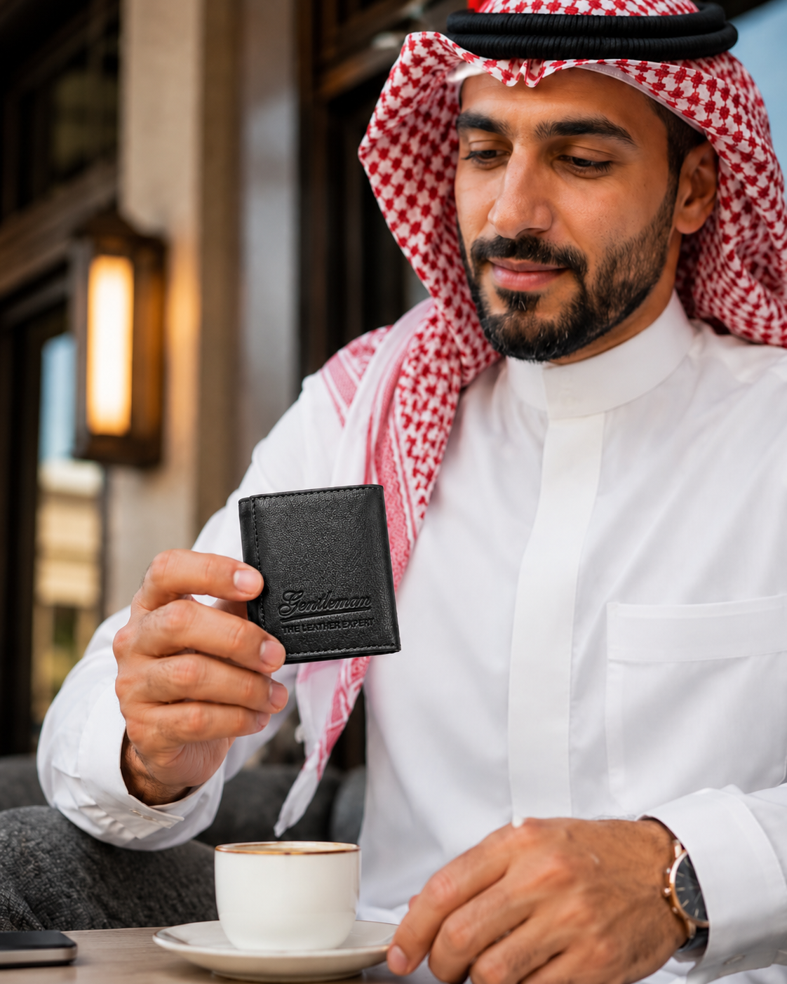 محفظة رجالية من الجلد الأصلي – GM-504