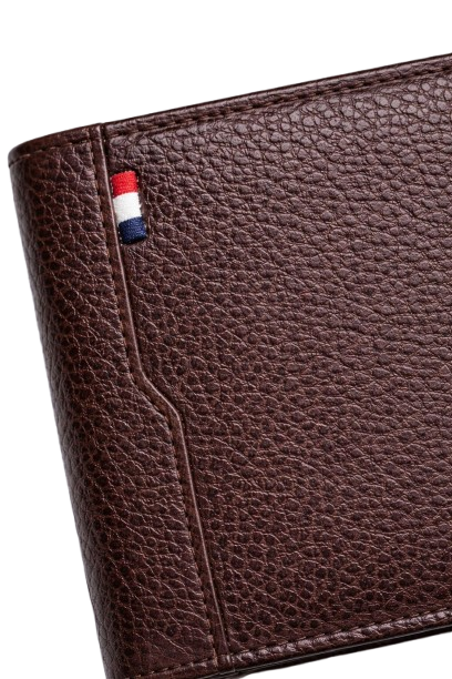 Genuine Leather Men’s Wallet – Bifold Wallet with Card Slots, Cash Compartment & Coin Pocket