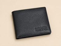 La Parazzo Premium Genuine Leather Men’s Bifold Wallet with Flip-Out Card Holder & Cash Compartment