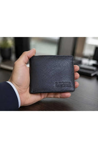 La Parazzo Premium Men’s Genuine Leather Bifold Wallet – Compact Wallet with Multiple Card Slots, ID Window & Cash Compartment