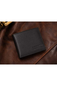 La Parazzo Premium Men’s Genuine Leather Bifold Wallet – Compact Wallet with Multiple Card Slots, ID Window & Cash Compartment
