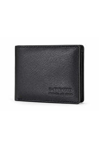 La Parazzo Premium Men’s Genuine Leather Bifold Wallet – Compact Wallet with Multiple Card Slots, ID Window & Cash Compartment