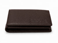 La Parazzo Premium 100% Genuine Leather Men’s Wallet – Compact Bifold Wallet with Card Slots, ID Window & Coin Pocket