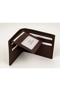 La Parazzo Premium Men’s Genuine Leather Bifold Wallet – Compact Wallet with Multiple Card Slots, ID Window & Cash Compartment
