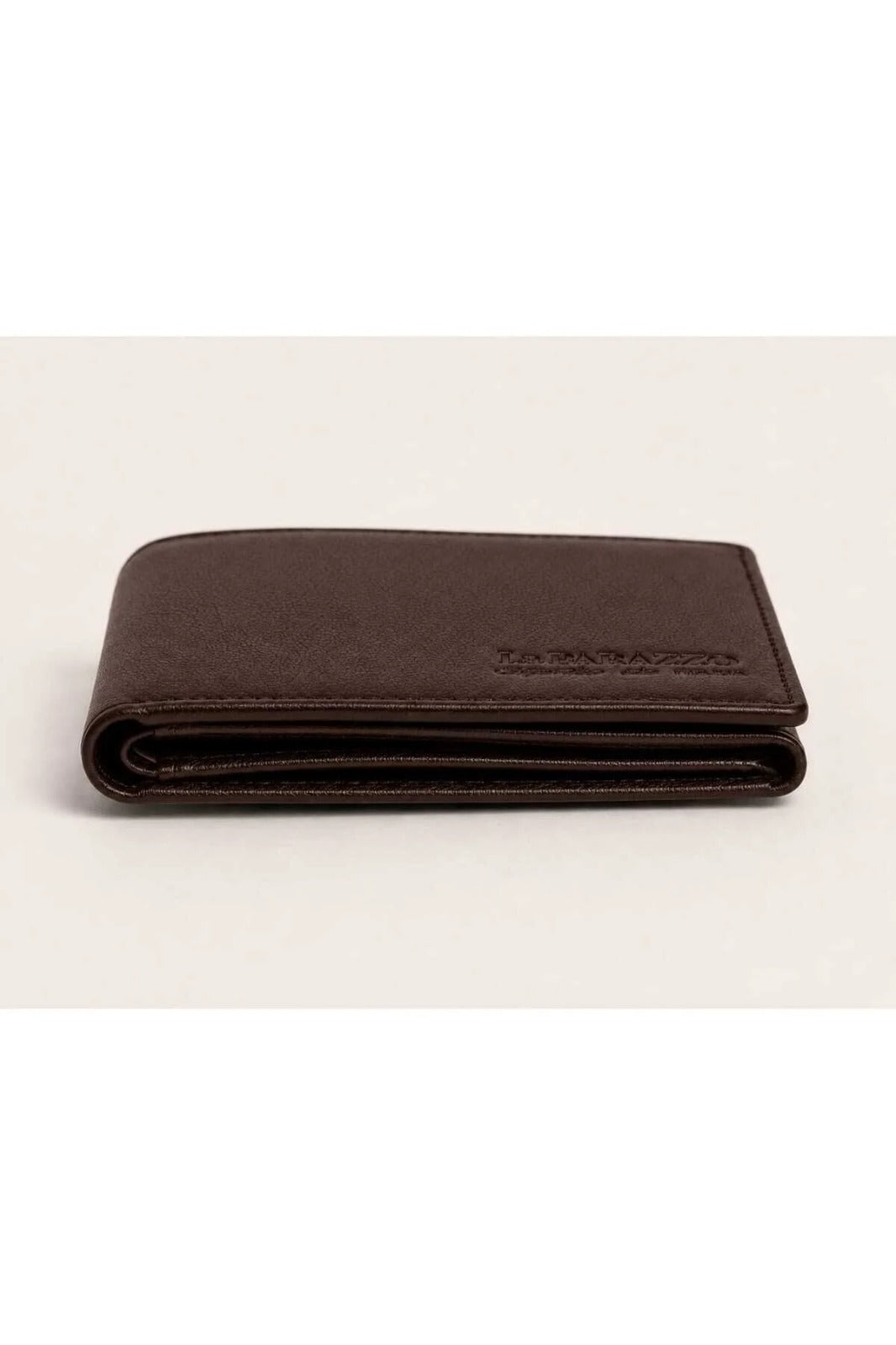 La Parazzo Premium Men’s Genuine Leather Bifold Wallet – Compact Wallet with Multiple Card Slots, ID Window & Cash Compartment