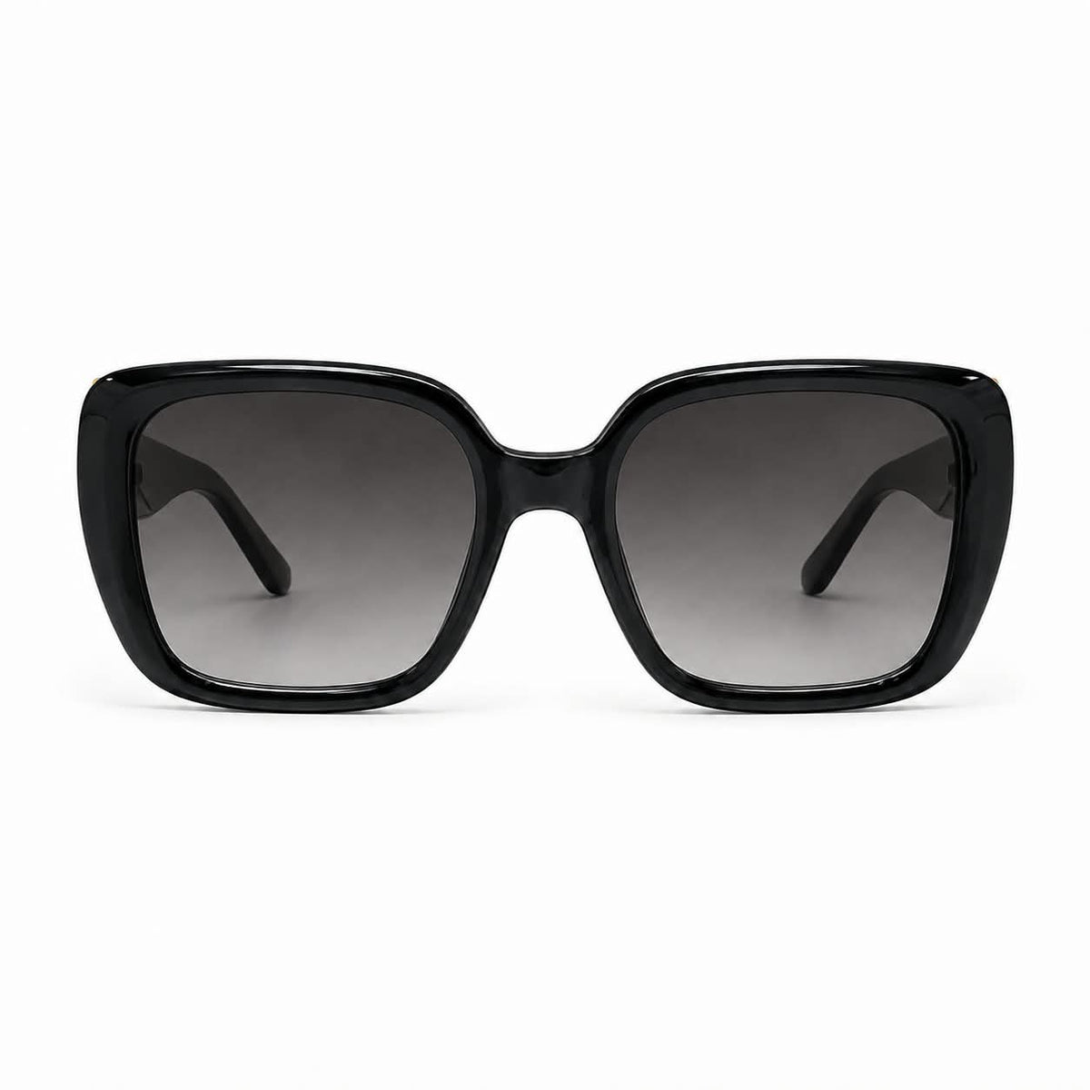 Premium Oversized Square Sunglasses for Women – Elegant Statement Frame with Gradient Lenses & Decorative Temple Detail