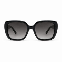 Premium Oversized Square Sunglasses for Women – Elegant Statement Frame with Gradient Lenses & Decorative Temple Detail