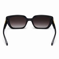 Premium Oversized Square Sunglasses for Women – Elegant Statement Frame with Gradient Lenses & Decorative Temple Detail