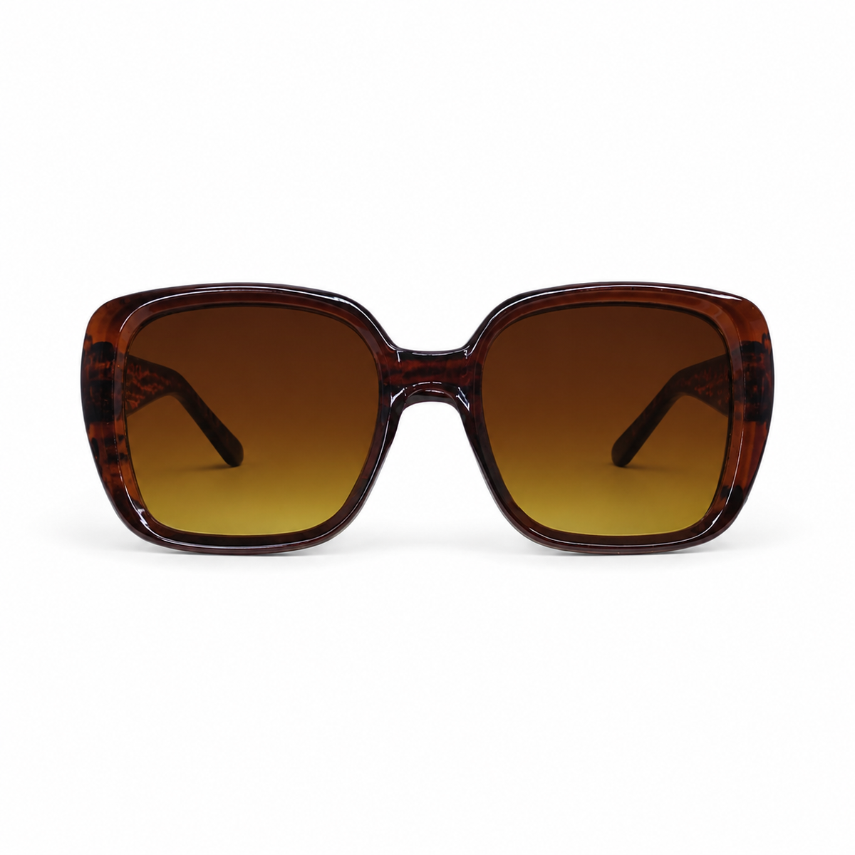 Premium Oversized Square Sunglasses for Women – Elegant Statement Frame with Gradient Lenses & Decorative Temple Detail