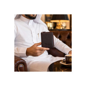 محفظة بسحّاب من الجلد الأصلي – GM-1069